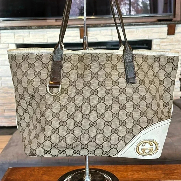 Gucci GG Canvas Britt Tote - Picture 1 of 14